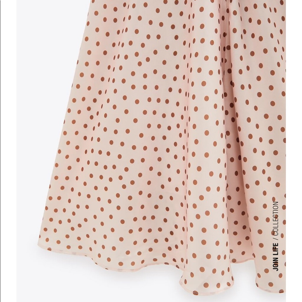 Zara Polka Dot MIDI Dress - Picture 5 of 7